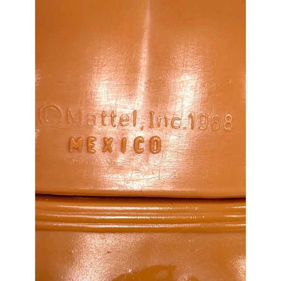 Ken Doll 1968 Mattel Mexico Brown Plastic Hair Blue Eyes Swivel Waist - Picture 12 of 15